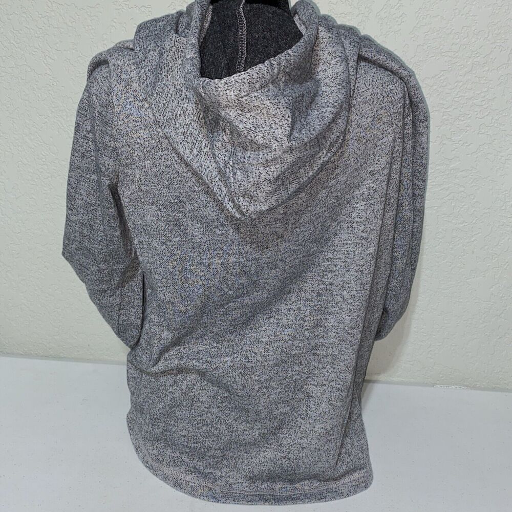 Hurley Hawaii Gray Flowers Palm Trees Pullover Hoodie Sweatshirt Womens Size XS - Picture 2 of 8